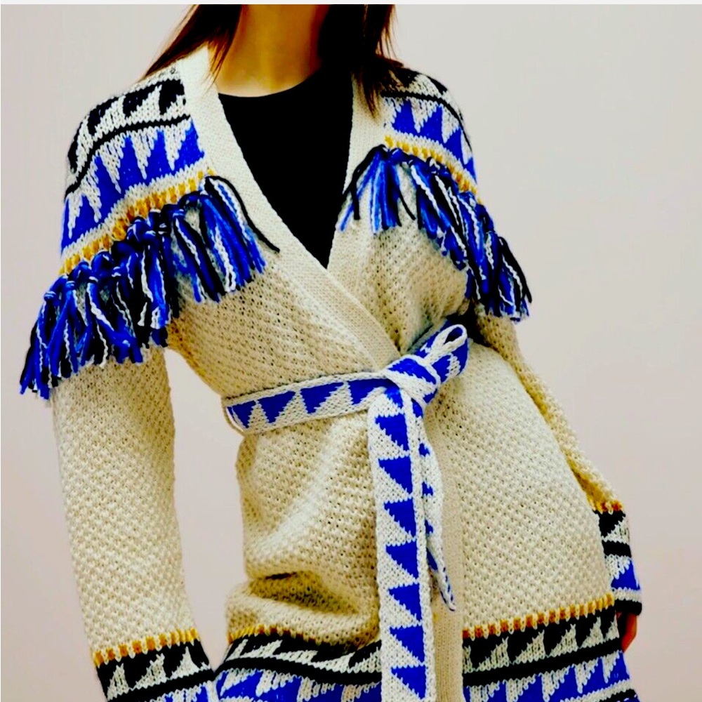 Mother Tassel Cardigan NWT